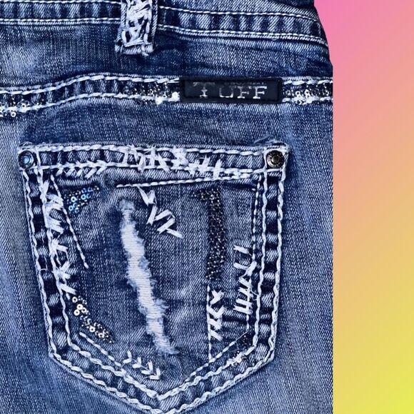 Cowgirl Tuff KoKo Light Wash Bootcut Jeans Size 29x30 #81 - Picture 2 of 6